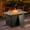 Brown, variant on OPOHORO 41" Rectangular Propane Fire Pit 50,000 BTU Outdoor PE Wicker Fire Pit Table with Lid, Brown
