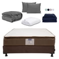 thumbnail image 1 of Colchón Queen Size Nautilus + Box + Almohada 2Pack + Protector Cloud + Sábanas Softy + Edredón Homy, 1 of 8