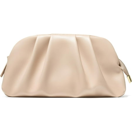 CoCoMangos Dressy Vegan Leather Clutch Purse for Women Formal  Soft Pleated PU Evening Clutch for Weddings  Proms  Cocktail-Gemma