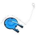 thumbnail image 2 of HAMPPLIES 2Pack Water Stopper Toilet Rubber Blue Sealing for Professional Installations, 2 of 8