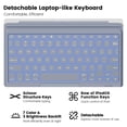thumbnail image 4 of Funda con teclado desmontable para iPad 9ª generación Nillkin Gray, 4 of 8