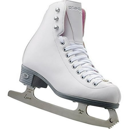 Ladies Figure Skates - Riedell Pearl Ladies Figure Skates With Eclipse Luna Blades