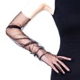 thumbnail image 4 of Jumpingount Guantes largos para mujer, elegantes, elegantes, para fiesta de noche, banquete, señoras, guantes con dedos Type5 NO5, 4 of 6