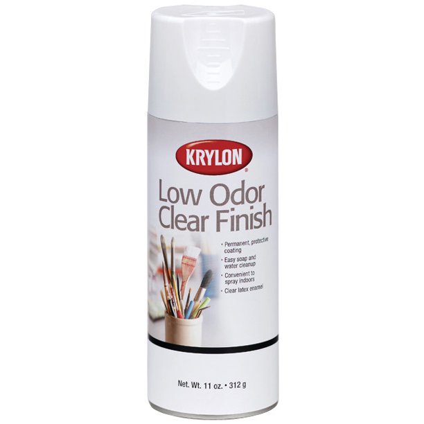 Krylon Low Odor Clear Coating, 11 oz., Gloss