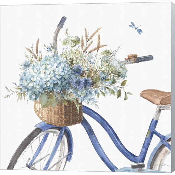 Great Art Now Bohemian Blue 08B by Lisa Audit, Canvas Wall Art, 12W x 12H