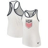 USMNT Nike Women's Evergreen Crest Performance Tank Top - White