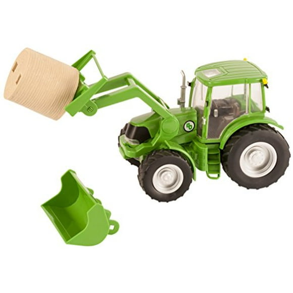 Big Country Toys Tractor & Implements - 120 Scale - Farm Toys - Green Toy Tractor