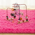 thumbnail image 6 of Peantoia Plush Shaggy Area Rug Hot Pink Soft Touch Non-Slip, 1.3' x 2', 6 of 7