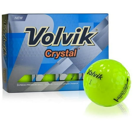 - Volvik 2018 Crystal Golf Balls, Green, Prior Generation, 12 Pack