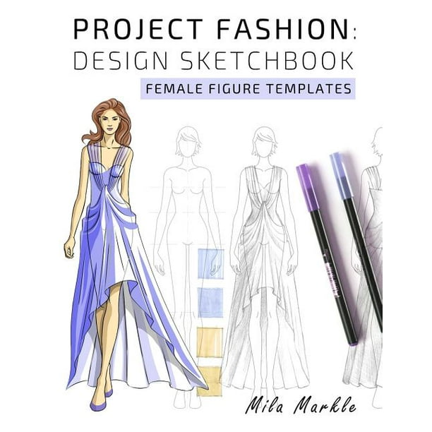fashion sketchbook template