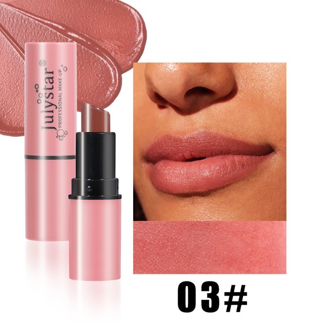 Maquillaje de labios, taza antiadherente que no se decolora, sabor afrutado, lápiz labial sándwich mate hidratante resistente al agua de larga duración, 4g