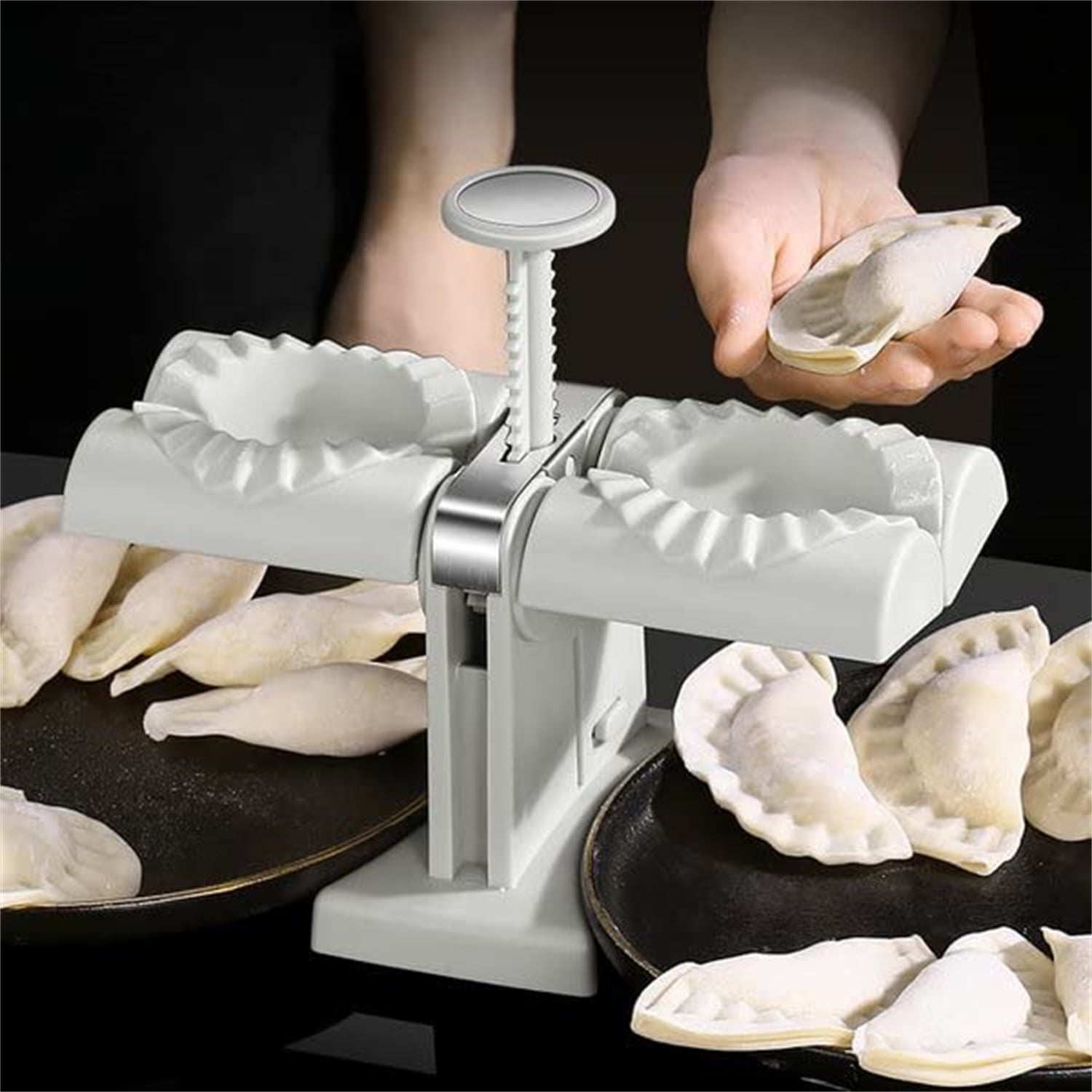 Details about   3Pcs Modern DIY Dumpling Maker Mould Dough Press Meat Pie Pastry Dumplings Mold 