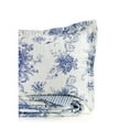 thumbnail image 5 of Melange Home Toile and Bamboo Stripes Reversible Cotton Quilt Set Navy Full - Queen 3 Piece, 5 of 5