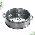 thumbnail image 4 of Stainless Steel Steamer Steamed Buns Durable Steamer Box Portable Steamer for Home Kitchen (16cm With Ear), 4 of 8