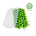 thumbnail image 2 of Bandejas para cubitos de hielo premium, moldes de silicona para cubitos de hielo con tapa sellante, moldes hexagonales seguros y reutilizables para cubitos de hielo, para bebidas frías, whis, 2 of 5