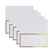 thumbnail image 1 of 20 piezas de papel estereoscópico para mesa de escritorio, con estampado en caliente para fiestas (blanco y dorado), 1 of 5