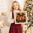 thumbnail image 4 of Christmas 3D Fabric Poke Art Kit, Vintage Holiday DIY Painting Craft Set with Wooden Frame, Handmade Christmas Decor for Adult (Glue Not Include) L, 4 of 4