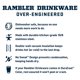 thumbnail image 4 of Botella de agua YETI Rambler 530 ml de acero inoxidable con aislamiento al vacío, 4 of 9