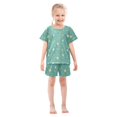 thumbnail image 4 of Summer Short Sleeve Pajama Sets Stars Patterns Sleepwear Nighty 95% Cotton (5-14Y), 4 of 7