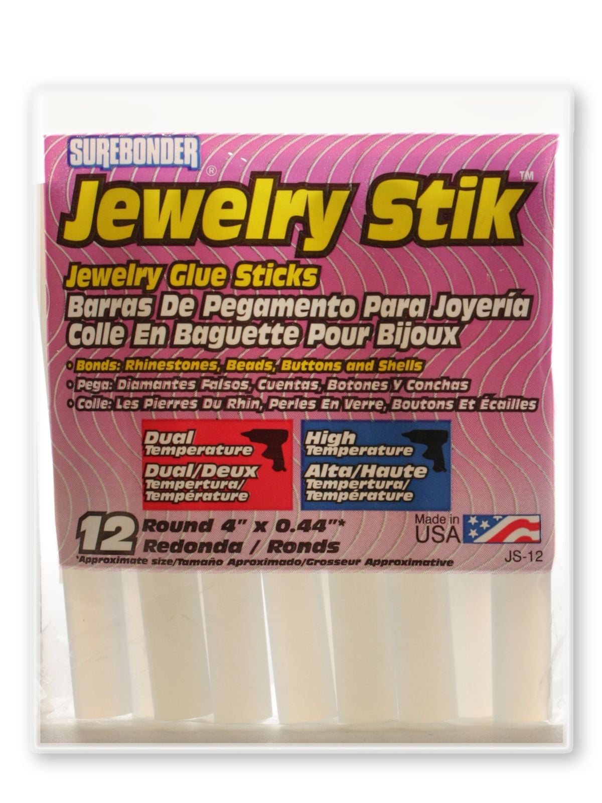 Jewelry Glue Sticks pack of 12 (pack of 6)