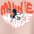 thumbnail image 3 of Disney - Minnie Mouse - Retro Heart - Juniors Cropped Pullover Hoodie, 3 of 5