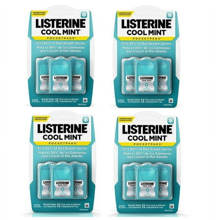 Listerine PocketPaks Cool Mint - 288 Breath Strips