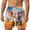 7-Orange, variant on Telankuip 2026 Summer Funny 3D Animal Graphic Printed Swim Trunk Loose Drawstring Elastic Waisted Beach Shorts with Pockets Lightweight Comfy Holiday Short Pants 13-Green XL
