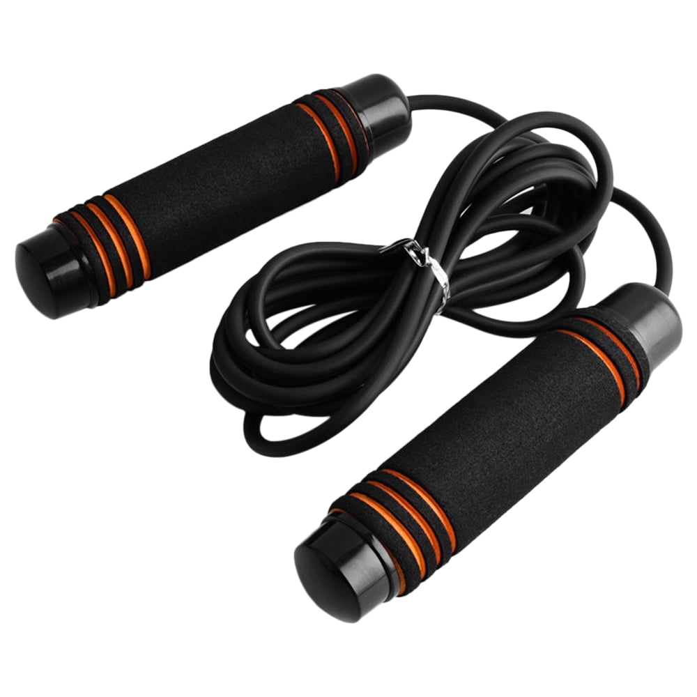 Details about   Jump Rope Weighted Play Fitness Gym Cardio Speed Cable Ball Bearing Skipping 