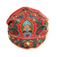 thumbnail image 3 of Sombrero con estampado étnico Vintage para mujer, Bandanas con bordado de flores, estilo mexicano, Rojo, 3 of 4