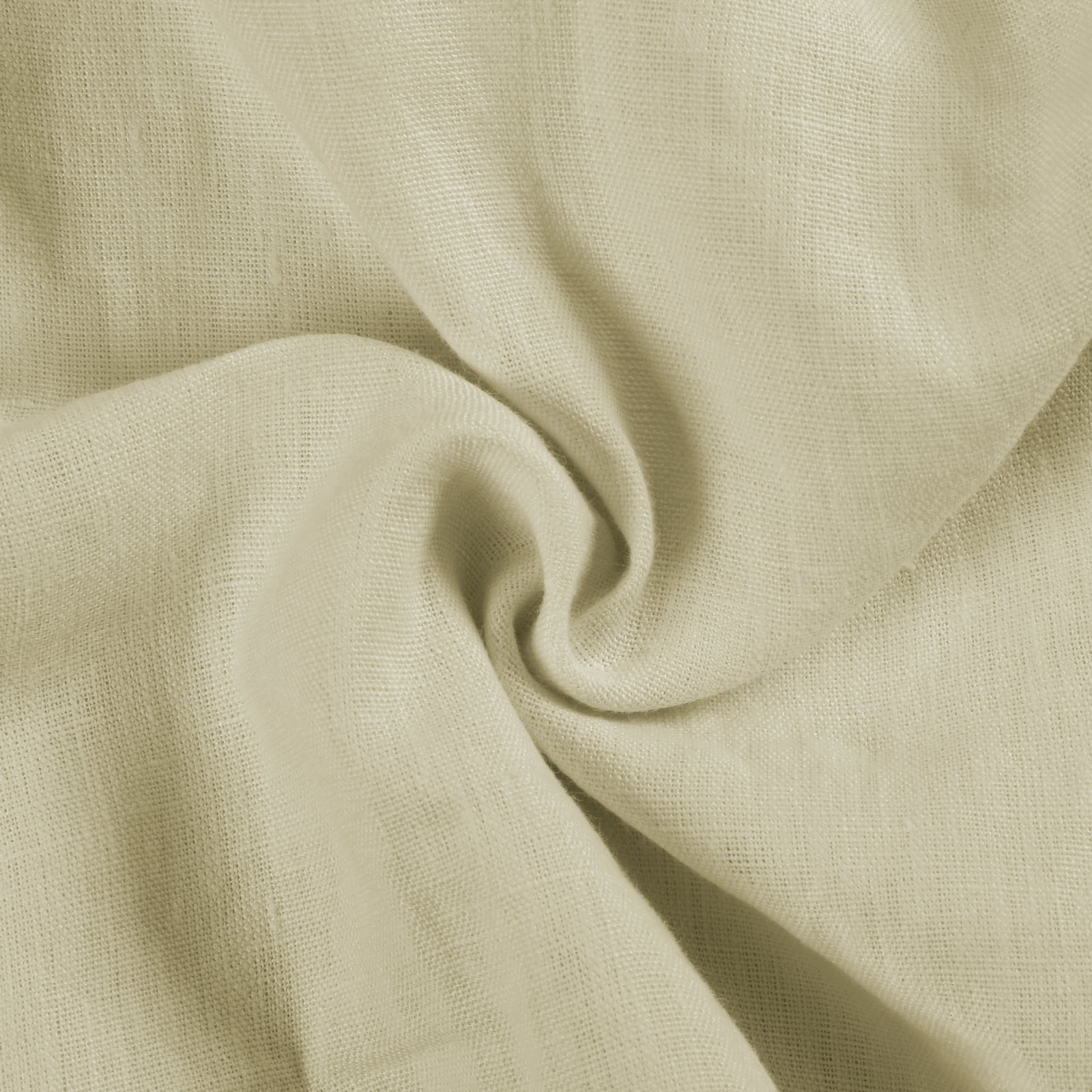 TWOPAGES Pinch Pleat Textured Linen Curtain Light Filtering Drape for Guest Room, 1 Panel, 52"x108", Mist Gray