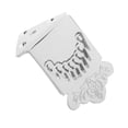 thumbnail image 4 of Mandolin Metal Tailpiece Parts Silver Color 8String Fixation 1Set, 4 of 5