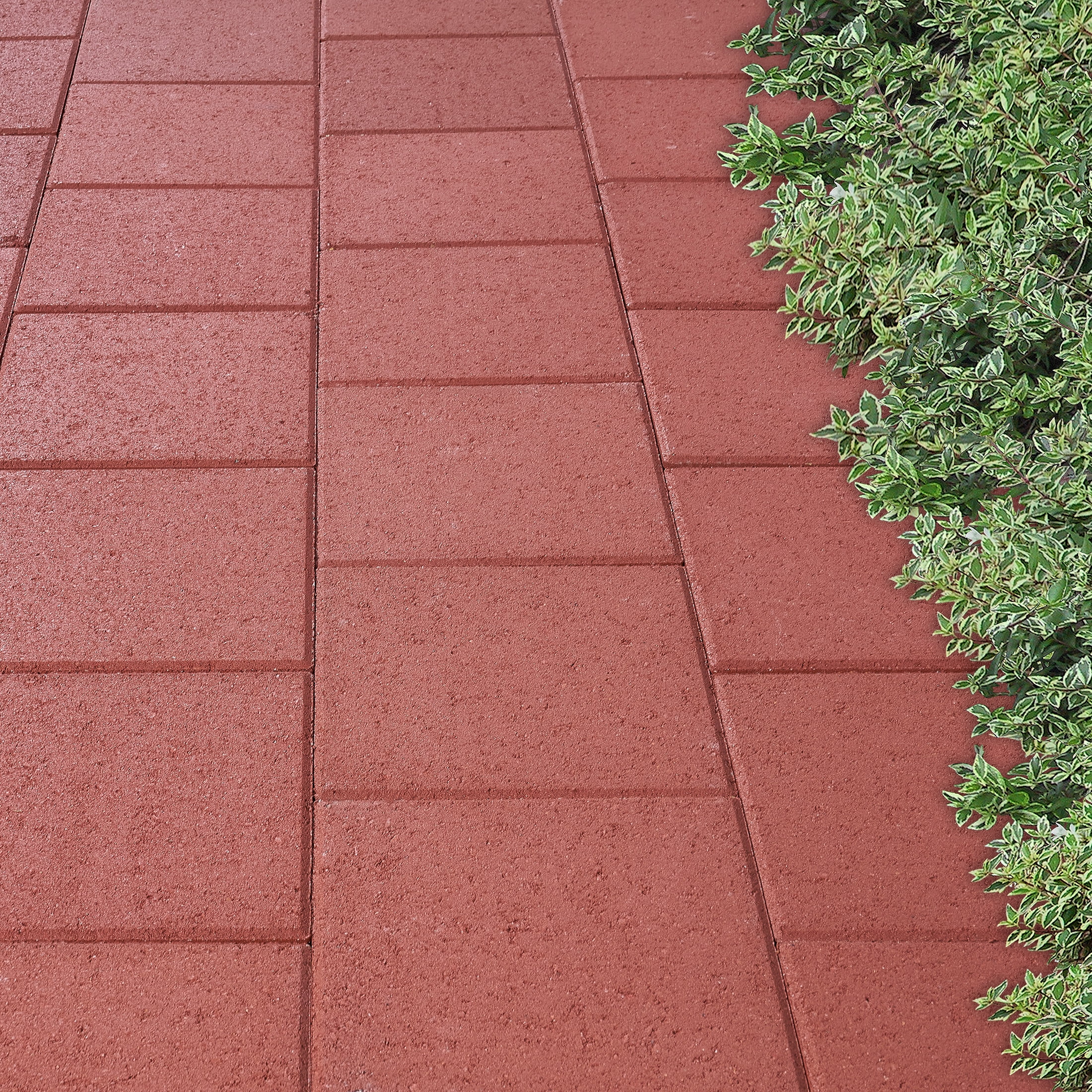 Pavestone 12" Square Red Concrete Stepping Stone