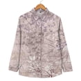 thumbnail image 7 of Endives Womens Cotton Shirts Boho Vintage Printed Fashion Button Down Shirts Casual Tops Long Sleeve Blouse, 7 of 7