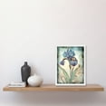 thumbnail image 2 of A Single Iris Flower Watercolour Illustration Artwork Framed Wall Art Print A4, 2 of 4