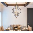 thumbnail image 2 of 20296OIAB-Maxim Lighting-Crest-Six Light Chandelier-26 Inches wide by 45.25 inches high     -Traditional Installation, 2 of 2
