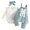 Blue, variant on Linfrsh Newborn Baby Girl Clothes Infant Boy Romper Fall Winter Outfits Bodysuit 3Pcs Long Sleeve Top Overalls 6-24M (Blue,12-18 Months)