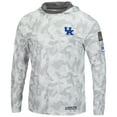 thumbnail image 2 of Men's Colosseum Arctic Camo Kentucky Wildcats OHT Military Appreciation Long Sleeve Hoodie Top, 2 of 4