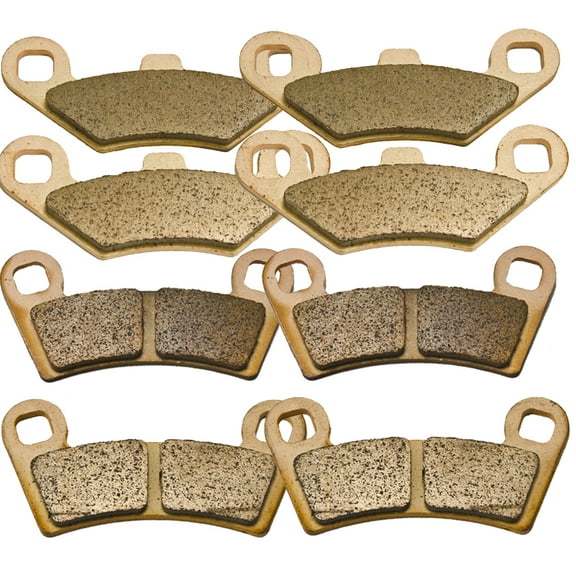 Foreverun Motor Front and Rear Sintered Brake Pads for Polaris 800 Ranger RZR S EFI Razor 2009 2010 2011 2012 2013