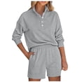 thumbnail image 1 of Puntoco Traje De Moda Para Mujer Manga Larga Color Cuello Redondo Sudadera Liquidación Puntoco Puntoco-2410, 1 of 7