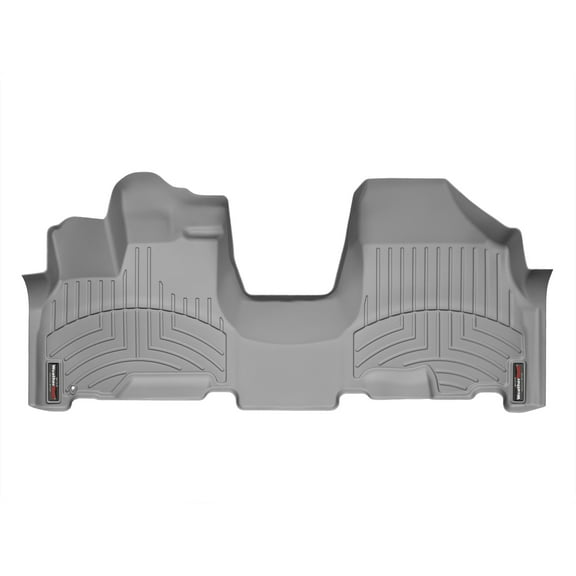 WeatherTech Custom Fit FloorLiners compatible with 2005-2010 Honda Odyssey - 1st Row - Over The Hump, Grey