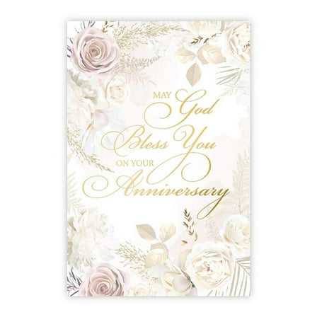 May God Bless You - Anniversary Card