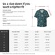 thumbnail image 5 of Fotbe Vintage Floral Camisa Estampada de Manga Corta para Hombre, Casual de Verano, Estilo Playero, Sin Arrugas-4X-Large, 5 of 5