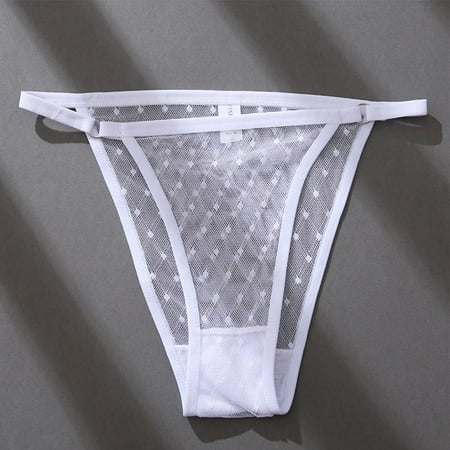 

Womens Panties Mesh Sheer See Through Underwear G-String Briefs