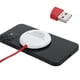 thumbnail image 5 of Cargador inalámbrico para teléfono móvil de 15W, almohadilla de carga rápida portátil, base con ventosa, tipo gris, 5 of 14