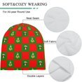 thumbnail image 4 of Gorros de Navidad con estampado de búho y oso para hombre y mujer, gorros casuales de animales divertidos, Skullies Kpop, gorros elásticos personalizados para invierno, 4 of 4