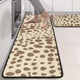 thumbnail image 2 of Kitchen Rugs Sets Of 2,Beige and Brown Of Leopard Print Anti Fatigue Kitchen Mat Rugs Non Slip Washable,Decorative Kitchen Floor Mats for Kitchen,Sink,Laundry,17"x47"+17"x47", 2 of 5