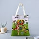 thumbnail image 2 of Leo and Tig Bolso de tela con estampado de lienzo para mujer, bolsa de compras reutilizable y estética, con cremallera interior, regalo para mujer,40*40cm., 2 of 6