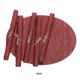 thumbnail image 5 of Toystoory fácil del poliéster 6pcs y esteras ovaladas versátiles para la decoración de la tabla elegante durable Mostrada vino rojo 45*32CMcm, 5 of 6