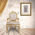 thumbnail image 3 of Hoppus, Edward 25x32 Gold Ornate Wood Framed with Double Matting Museum Art Print Titled - Door, Ionic Order, 3 of 4