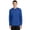 Royal Blue, variant on Sport Tek Adult Male Men Crew Neck Plain Long Sleeves T-Shirt White X-Large